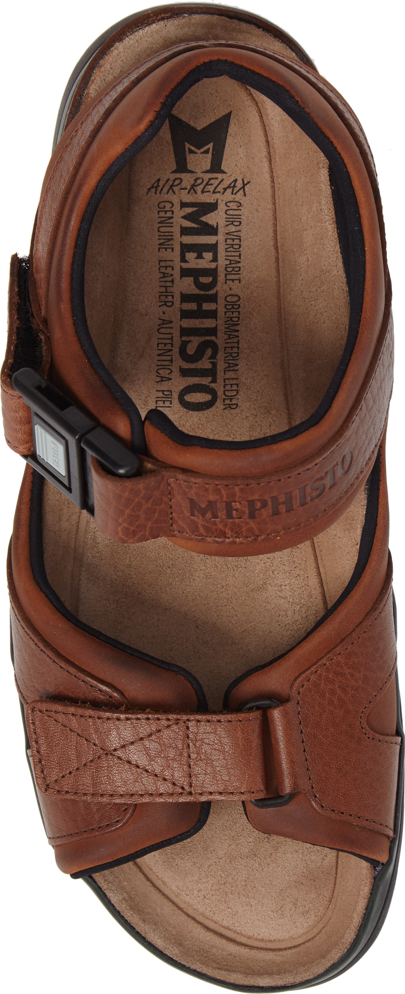 Cuir Mephisto Shark FIT Sandale Homme